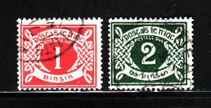 Ireland J2-J3 U Numeral, Postage Due (A)