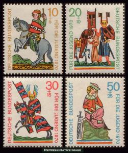 Germany Scott B455-B458 Mint never hinged.