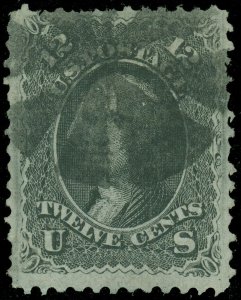 US SCOTT #97 Used-VF, 19th Century FLEURETTE FANCY CANCEL! SCV $250.00!