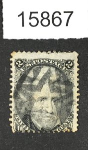 MOMEN: US STAMPS # 87 E-GRILL USED $200 LOT #15867