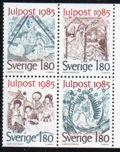 Sweden Sc 1558-1 1985 Christmas stamp set mint NH