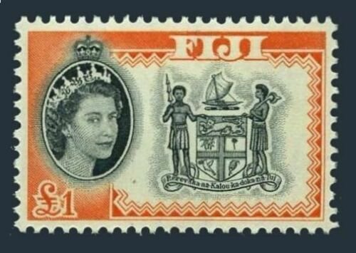 Fiji 189,MNH.Michel 167. Queen Elizabeth QE II definitive 1964.Arms. 