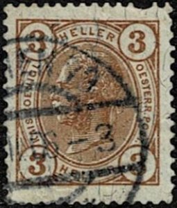 1905 Austria Scott Catalog Number 88 Used