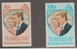 British Antarctic Territory Scott #60-61 Stamps - Mint NH Set
