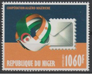 Niger 2013 Mi. 2395 Algerian-Nigerian Cooperation Algeria Flag ** 1 val.