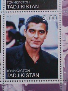 ​TADJIKISTAN  STAMP:2000 GEORGE CLOONEY MNH STAMP SHEET.