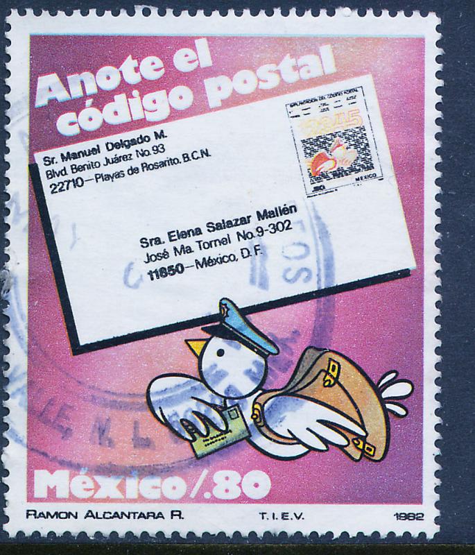 MEXICO 1270, Promotion for the Use of Zip Codes. Used. (956)