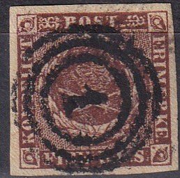 Denmark #2  F-VF  Used  CV $40.00 (Z6405)