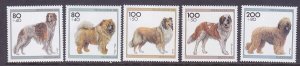 Germany B792-96 MNH 1996 Various Dog Breeds Full Set of 5