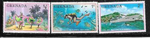 Grenada #700-702  Tourist Publicity (MNH) CV $0.75