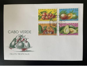 1992 Cape Verde Cape Verde Mi. 627 - 630 FDC Fruits Fruits Fruits-