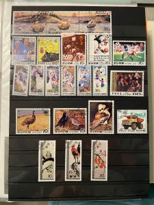 Korea DPR : lot with beautiful topical very fine stamps