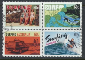 Australia   SC#  3861c  SG 3929a  Used Surfing  with fdc  see details & scan