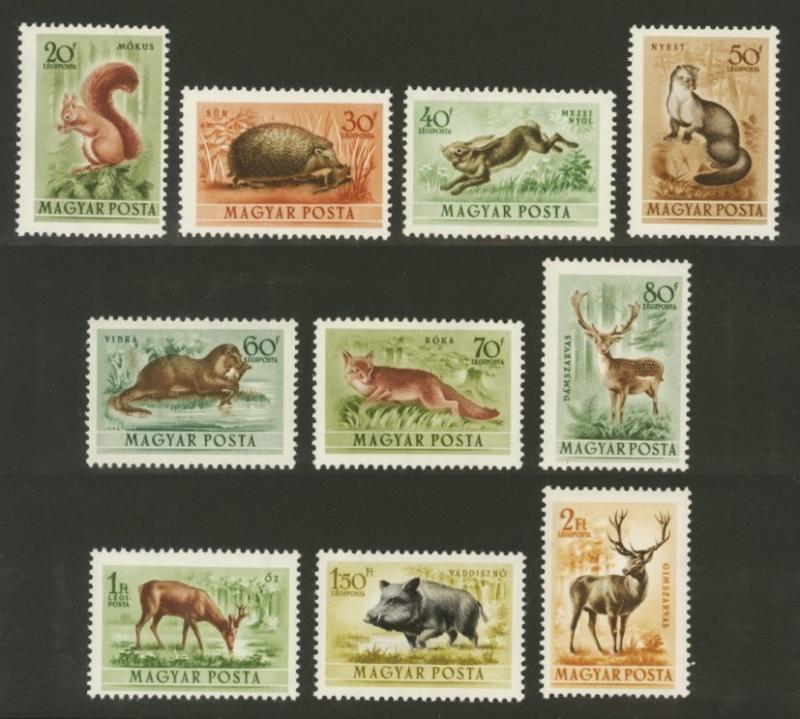 Hungary Sc# C111-20 MNH Wild Animals