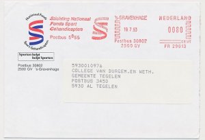 Meter cover Netherlands 1993 National Sports Fund for the Disabled