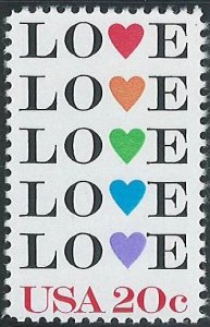 Scott: 2072 United States - LOVE - MNH