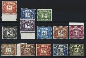 GB 1959 Postage Dues set MNH ½d - £1 [ref ebay/ni273 sa/8m1140]