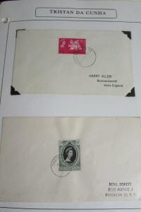 Tristan Da Cunha Cover Collection Rare Markings