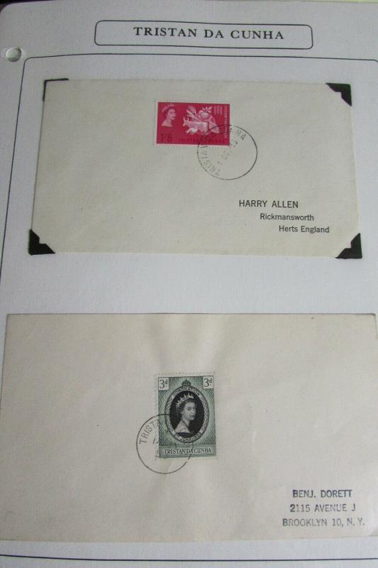 Tristan Da Cunha Cover Collection Rare Markings