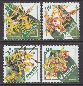 Vanuatu 816-819 Flowers MNH VF