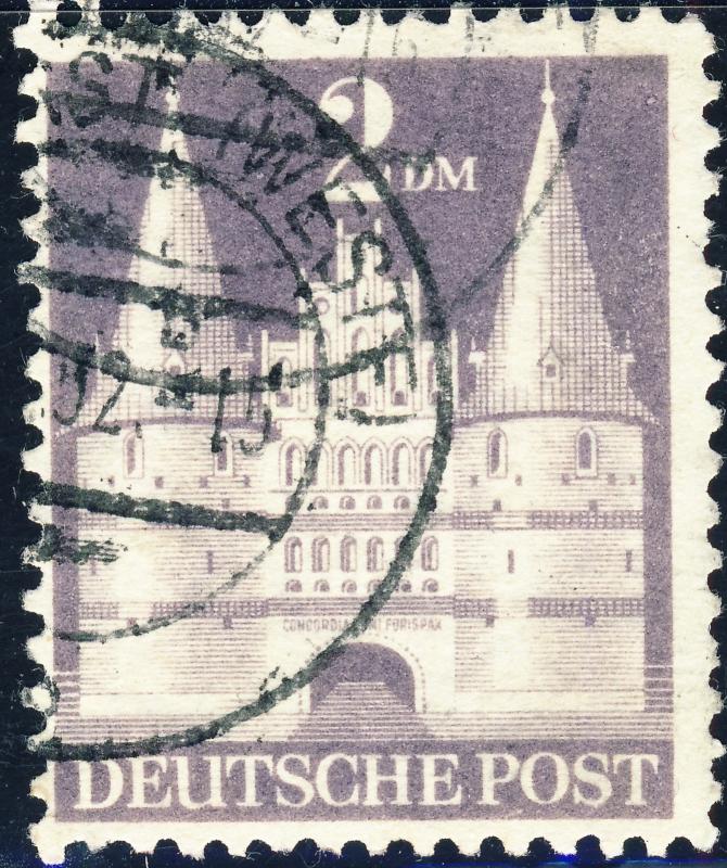 ALLEMAGNE / GERMANY Bizone 1948 Mi.98.YIIB(98.IIwg) 2DM T.2 p.11 - VF Used (c)