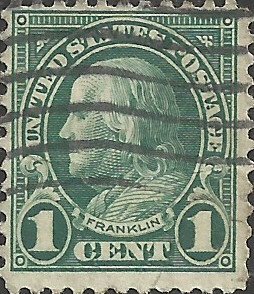 # 552 Used Deep Green Ben Franklin