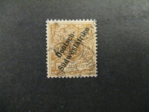 German South West Afr #7b used yellow brown b23.7 761