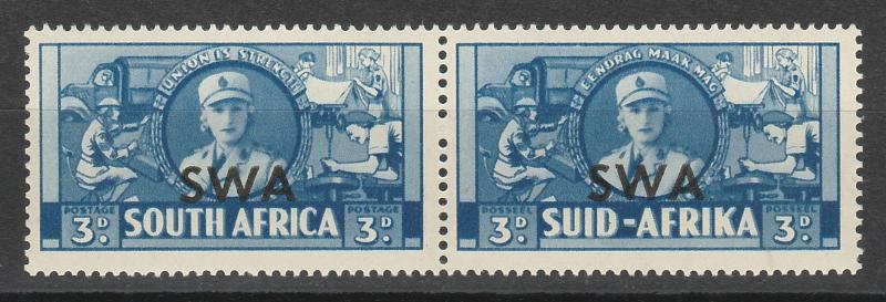 SOUTH WEST AFRICA 1941 WAR EFFORT 3D PAIR MNH **