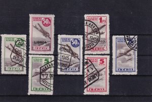 SA09 Spain and Portugal  Lineas Aereas Iberia Cinderella used stamps