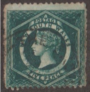 New South Wales Scott #56e Stamp - Used Single