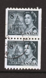 Scott# 550  used coil  pair