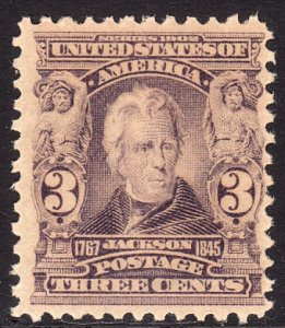 1903 U.S Andrew Jackson 3¢ issue MNH Sc# 302 CV $140.00