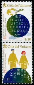 HERRICKSTAMP NEW ISSUES VATICAN Universal Declaration of Human Rights