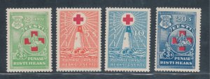 1931 Estonia - n. 113/16 Pro Red Cross - MNH**