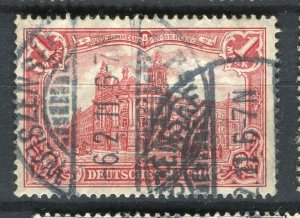 GERMANY; 1905 early Deutsches Reich issue used 1M. value POSTMARK