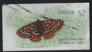 Canada 2008 used Sc 2287 52c Taylor's Checkerspot Butterfly ex booklet