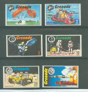 Grenada Scott 421-426 Mint never hinged.