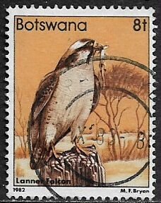 Botswana #310 Used Stamp - Lanner Falcon - Bird