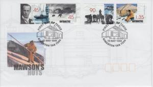 1999 AAT Australia Antarctic Mawson's Hut (L111-14) FDC 