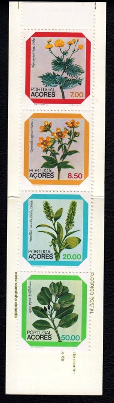 Portugal Azores 1981 Flora Complete Mint MNH Set Booklet SC 328a