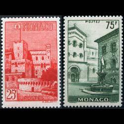 MONACO 1954 - Scott# 319-20 Scenic Set of 2 LH