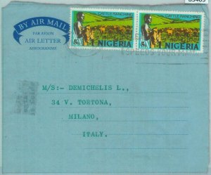 83405  - NIGERIA - POSTAL HISTORY -   COVER to  ITALY - 1973