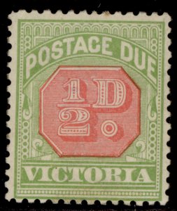 AUSTRALIA - Victoria EDVII SG D34, ½d analine rosine & pl green M MINT. Cat £29.