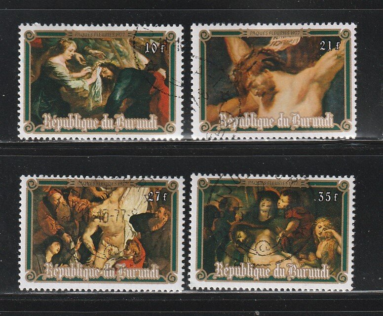 Burundi 507-510 Set U Easter