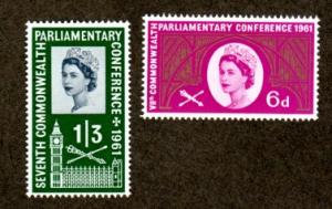 Great Britain # 385-386 Mint!