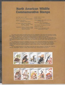 #2286-2335 FDC 5 Souvenir Pages (11802)