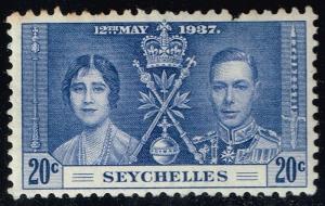 Seychelles #124 Coronation Issue; Unused (0.45)