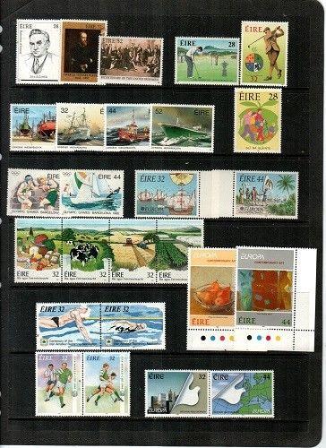 Ireland Scott 836 // 961 Mint NH sets (Catalog Value $51.05)