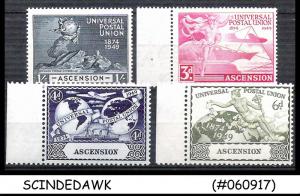 ASCENSION  - 1949 75th Anniversary of UPU - 4V SET MINT NH