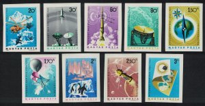 Hungary Penguins Birds Helicopter Space International Quiet Sun Year 9v Imperf